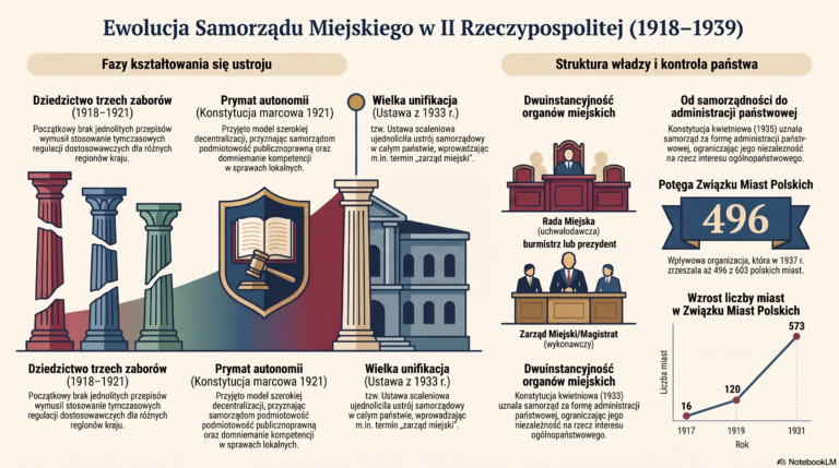 ewolucja samorządu miejskiego ii rp