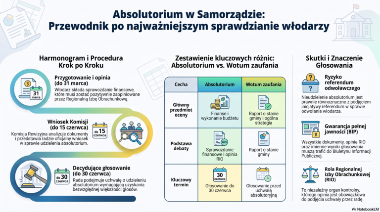 przewodnik po procedurze udzielania absolutorium